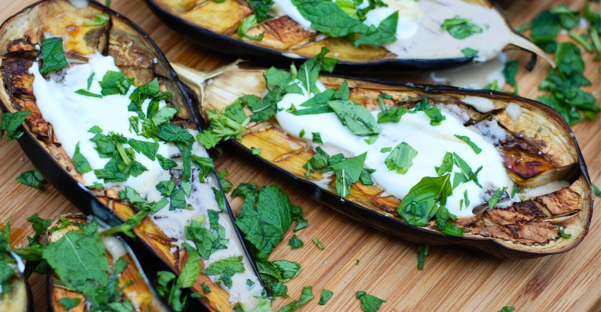 Grilled Aubergine